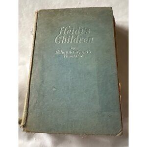 Heidis Children By Charles Tritten 1939 Grosset & Dunlap Hardcover Illustrated V